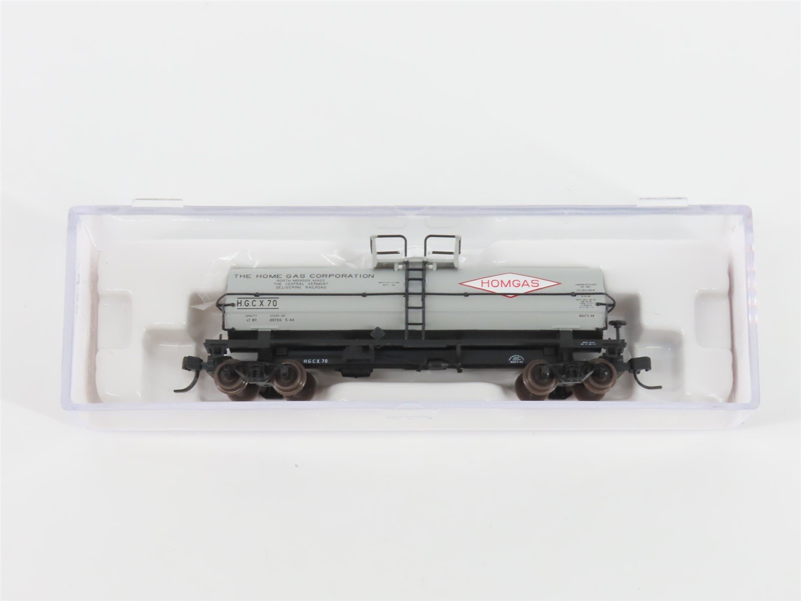 N Scale Atlas 43711 HGCX Homgas 11,000 Gallon Tank Car #70