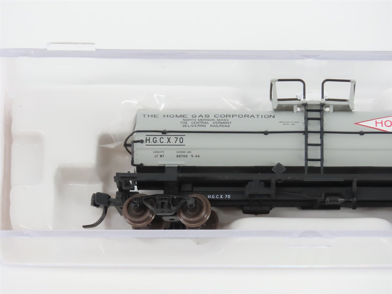 N Scale Atlas 43711 HGCX Homgas 11,000 Gallon Tank Car #70