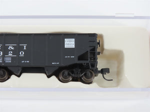 N Scale Atlas 41302 C&I Cambria & Indiana 2-Bay Open Hopper #320 w/ Load