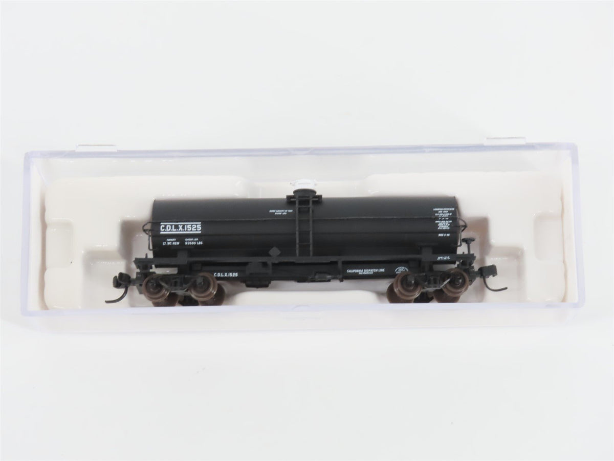 N Scale Atlas 43301 CDLX California Dispatch Line 11,000 Gallon Tank Car #1525