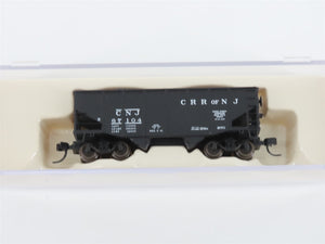 N Scale Atlas 41306 CNJ Jersey Central 2-Bay Open Hopper #67104 w/ Load