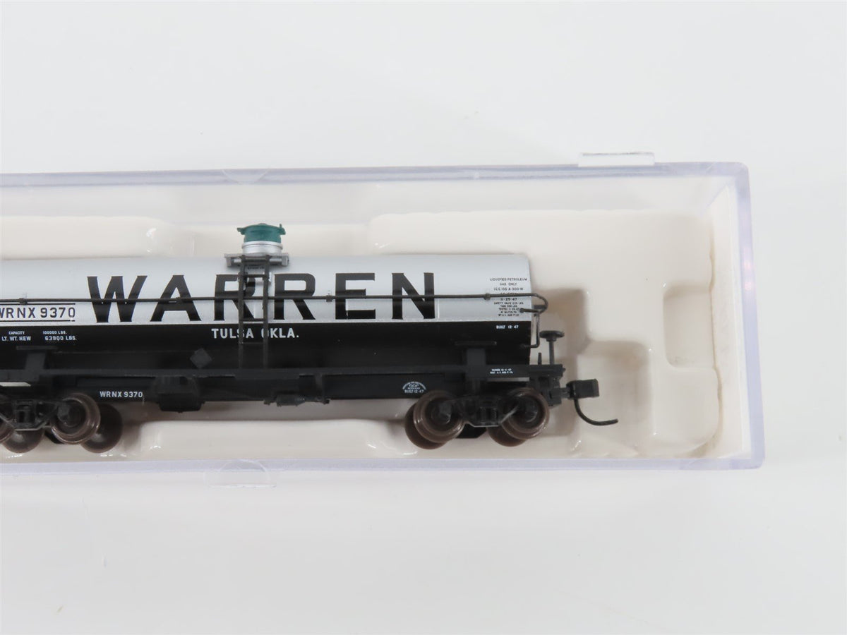 N Scale Atlas 43321 WRNX Warren Petroleum 11,000 Gallon Tank Car #9370