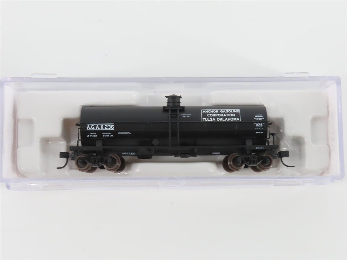N Scale Atlas 43341 AGAX Anchor Gasoline 11,000 Gallon Tank Car #236