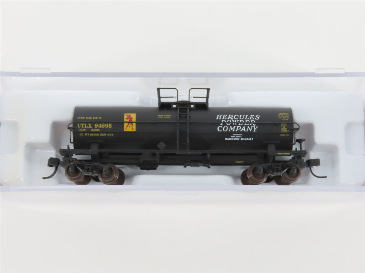 N Scale Atlas 43412 UTLX Hercules Powder Company 11,000 Gallon Tank Car #94995