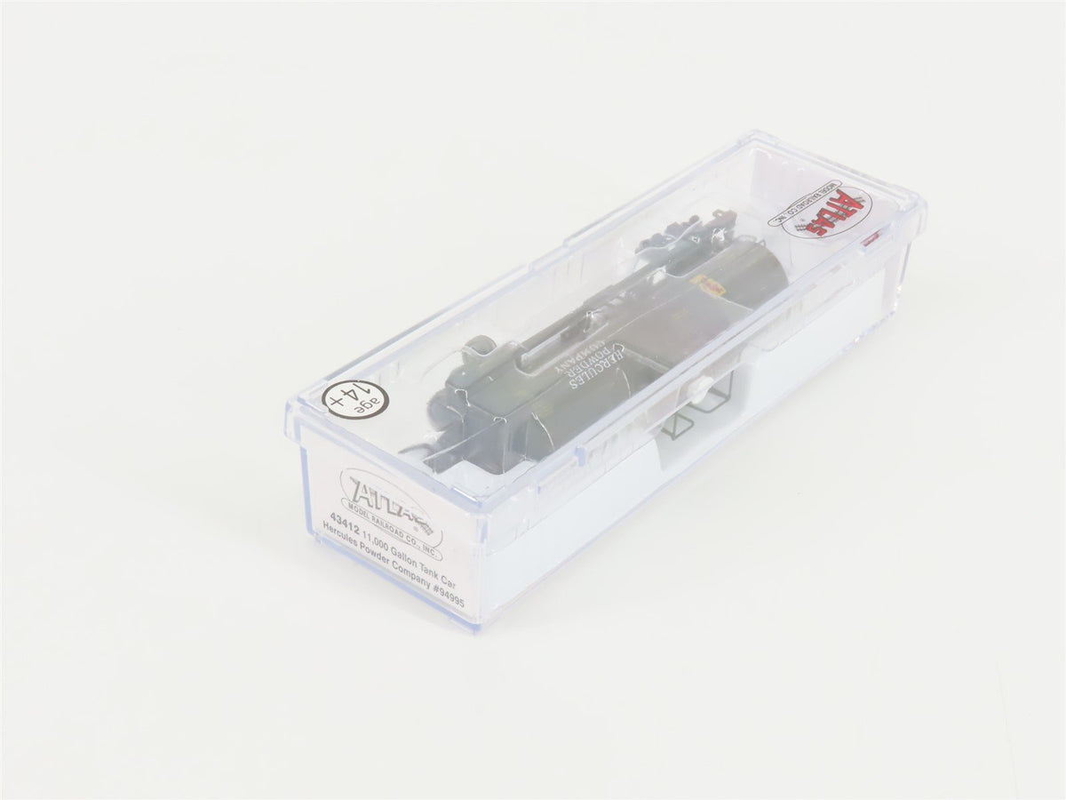 N Scale Atlas 43412 UTLX Hercules Powder Company 11,000 Gallon Tank Car #94995