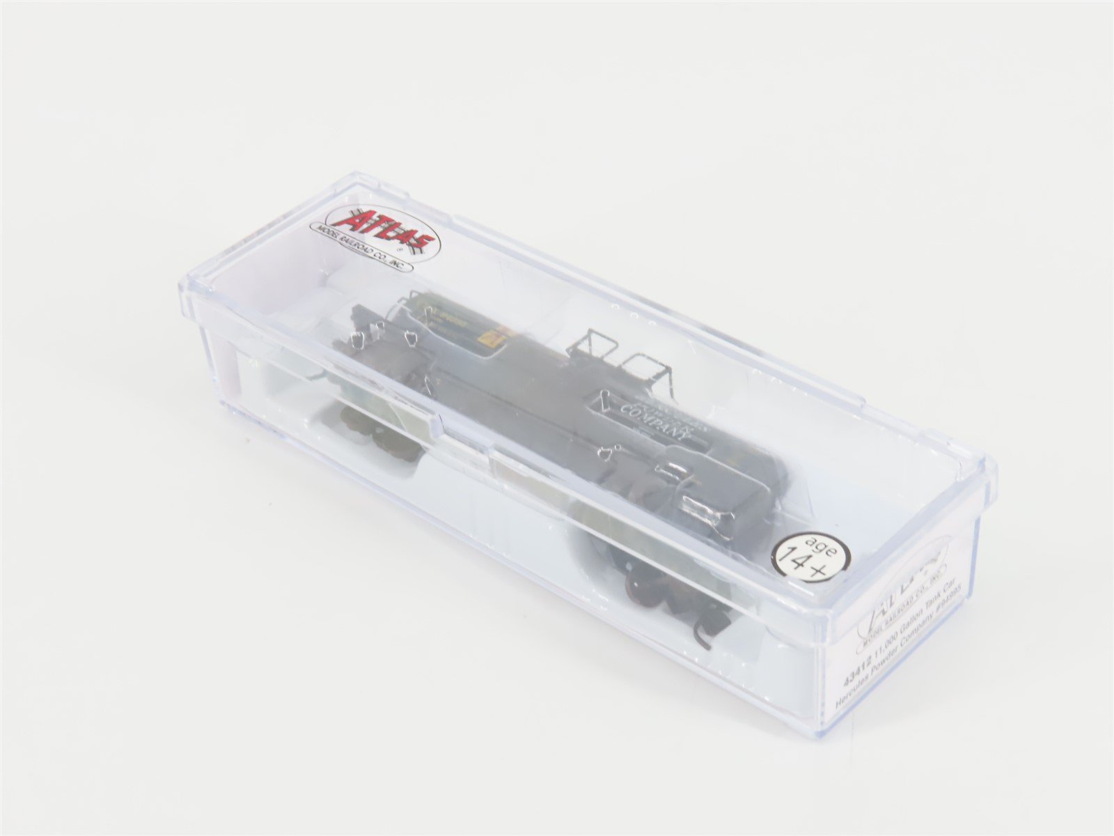 N Scale Atlas 43412 UTLX Hercules Powder Company 11,000 Gallon Tank Car #94995