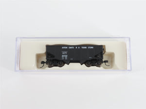 N Scale Atlas 41297 ACY Akron Canton & Youngstown 2-Bay Hopper #6009 w/ Load