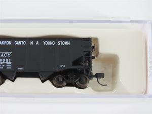 N Scale Atlas 41295 ACY Akron Canton & Youngstown 2-Bay Hopper #6001 w/ Load