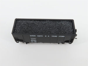N Scale Atlas 41295 ACY Akron Canton & Youngstown 2-Bay Hopper #6001 w/ Load