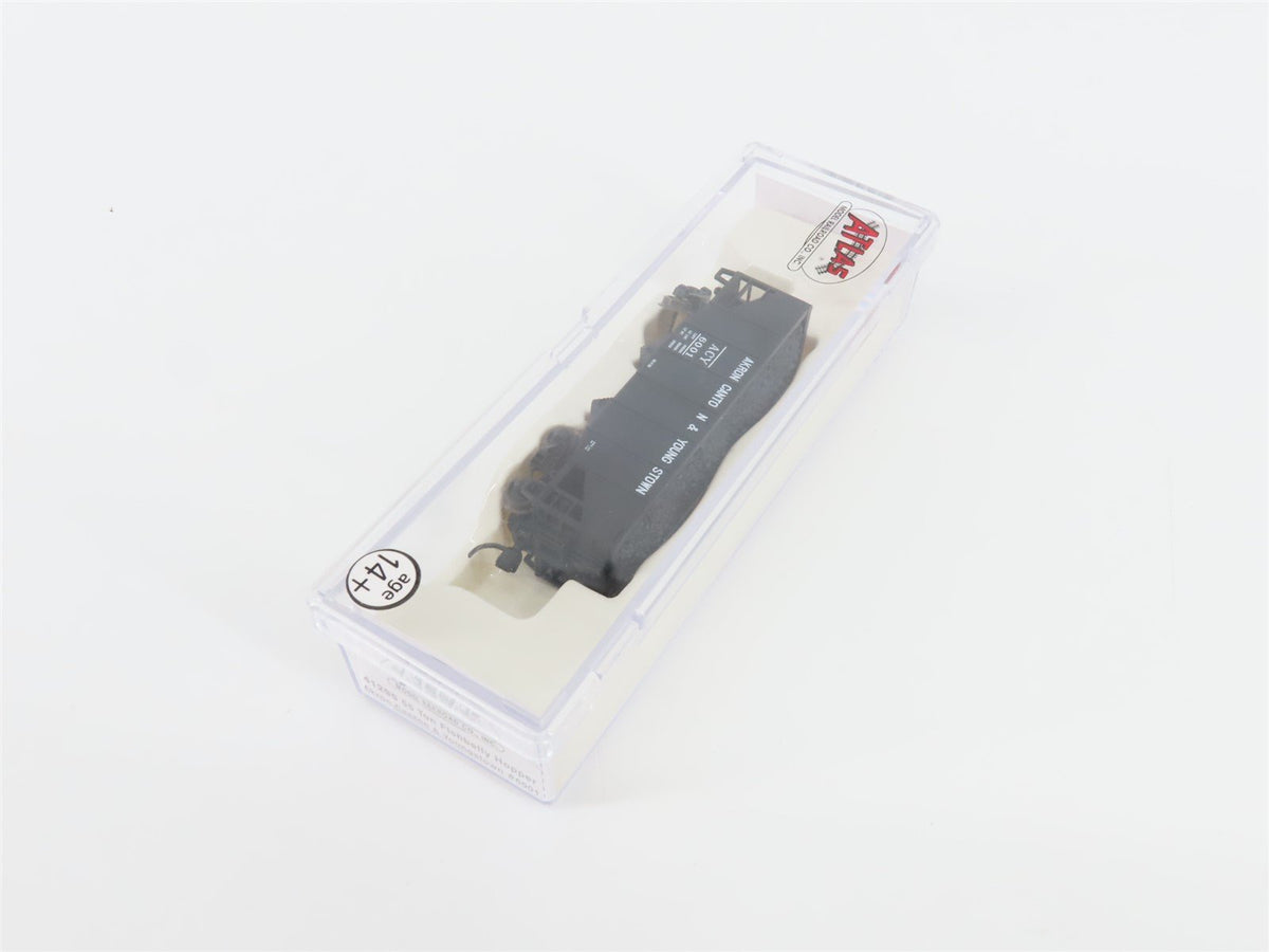 N Scale Atlas 41295 ACY Akron Canton &amp; Youngstown 2-Bay Hopper #6001 w/ Load