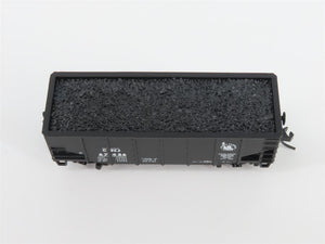 N Scale Atlas 41278 CNJ Jersey Central 2-Bay Open Hopper #67456 w/ Load