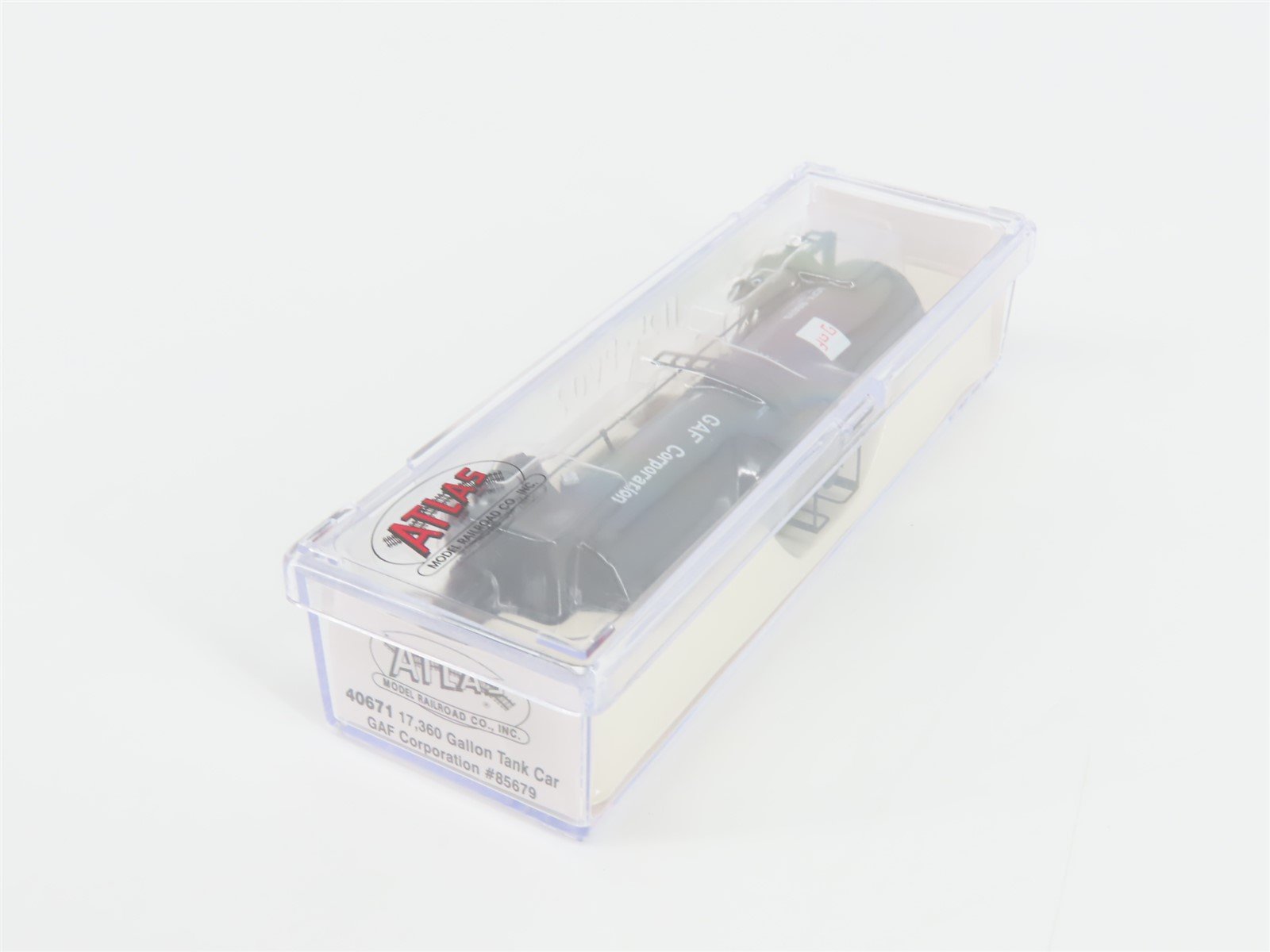 N Scale Atlas 40671 ACFX GAF Corporation 17,360 Gallon Tank Car #85679