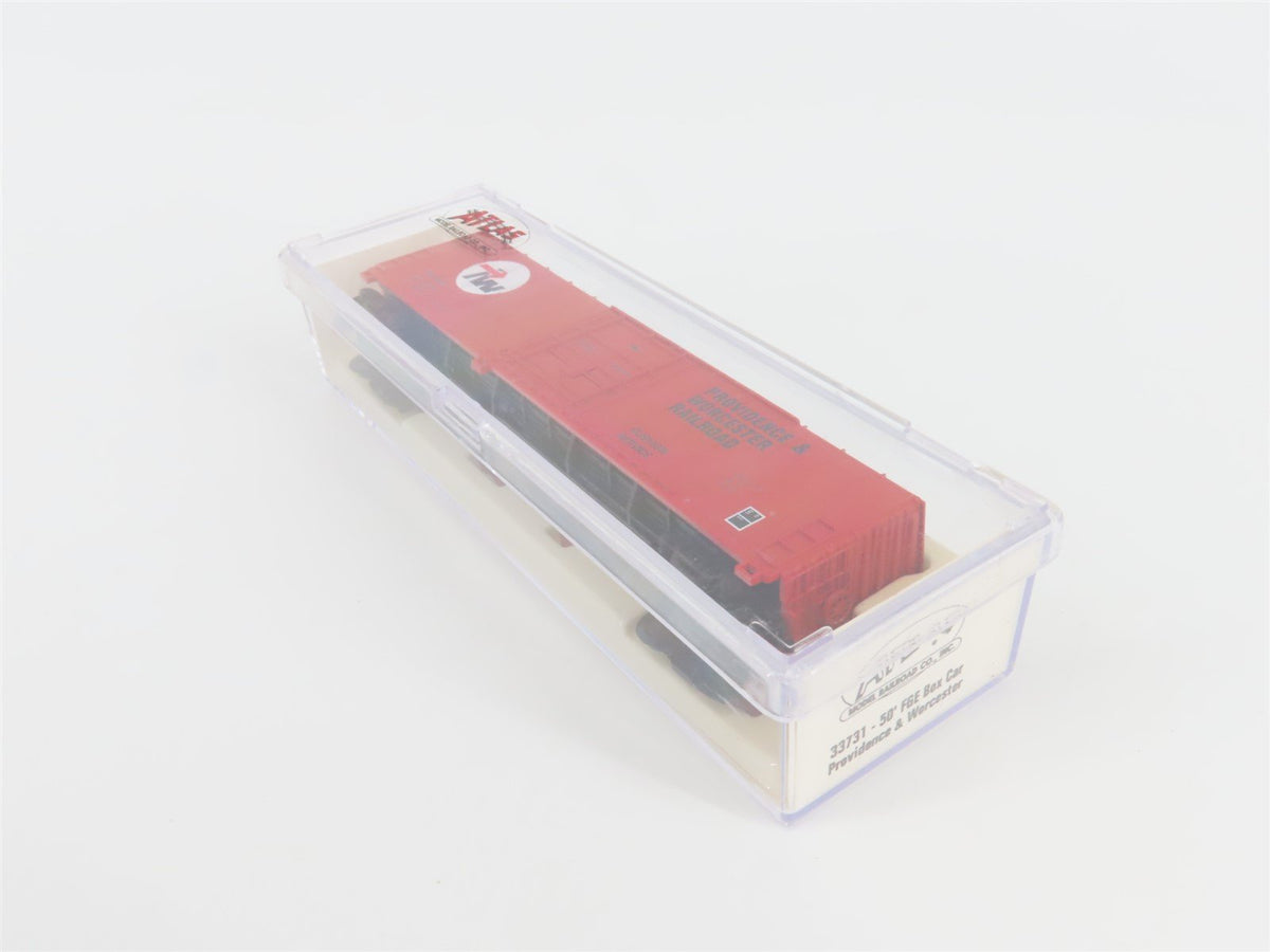 N Scale Atlas 33731 PW Providence &amp; Worcester 50&#39; FGE Box Car #1418