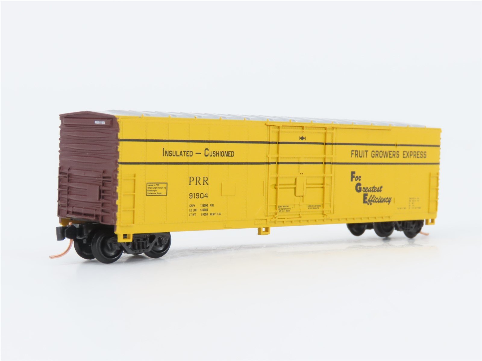 N Scale Atlas 33701 PRR Pennsylvania Railroad 50' FGE Box Car #91904