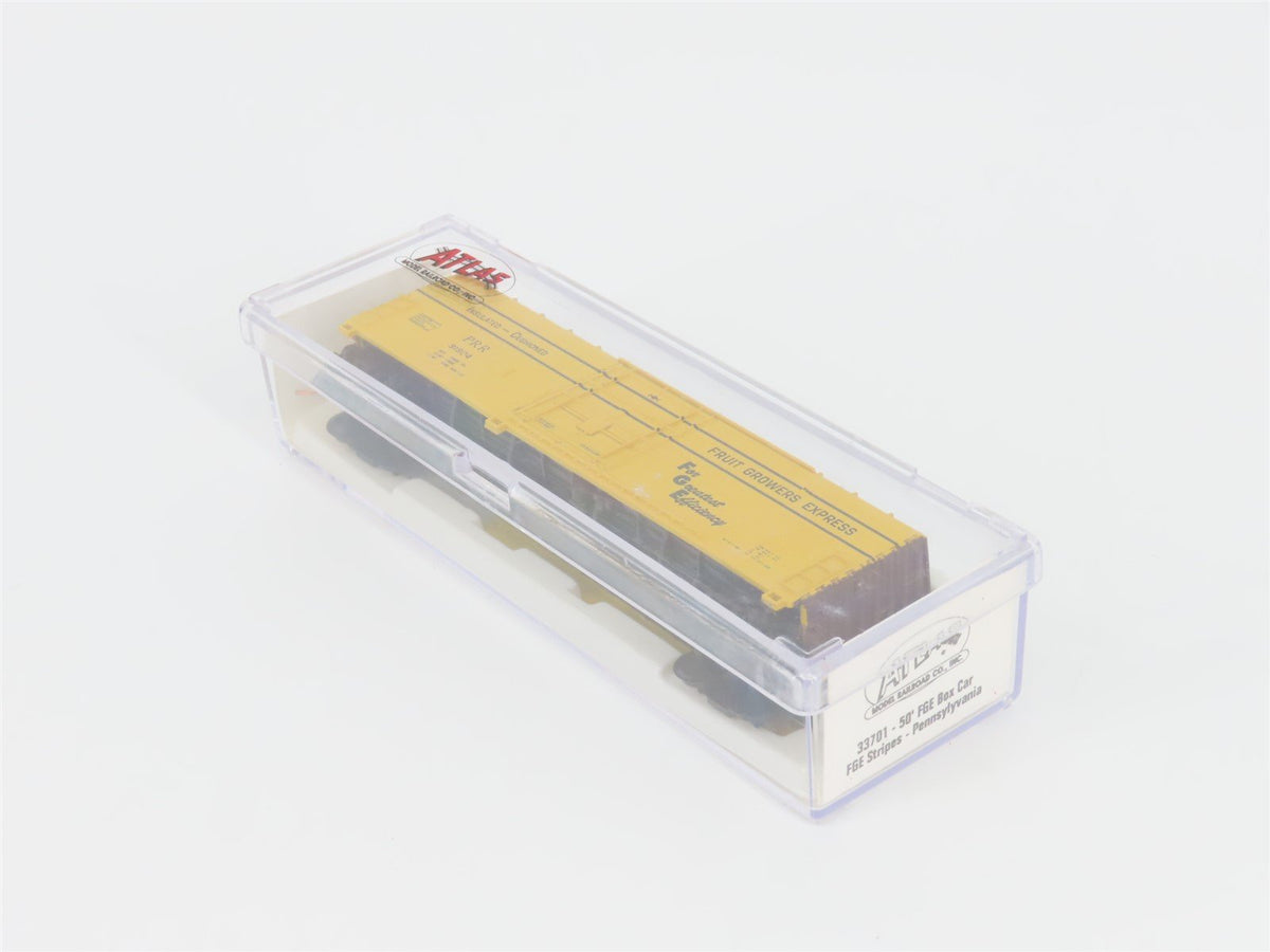 N Scale Atlas 33701 PRR Pennsylvania Railroad 50&#39; FGE Box Car #91904