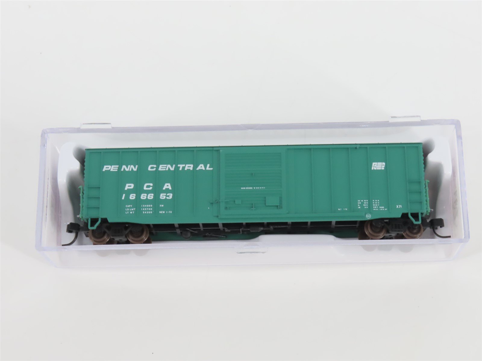 N Scale Atlas 45341 PCA Penn Central 50' Precision Design Box Car #166653
