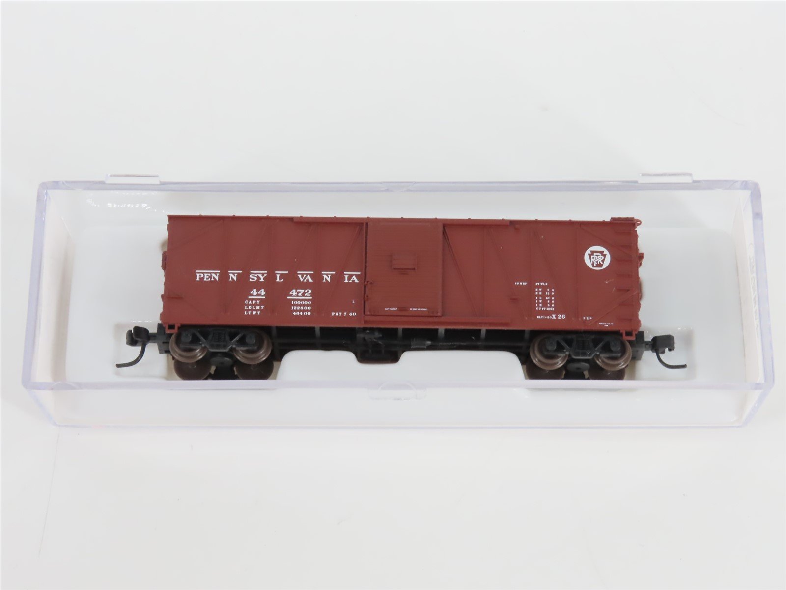 N Scale Atlas 41752 PRR Pennsylvania Railroad Single Door Box Car #44472