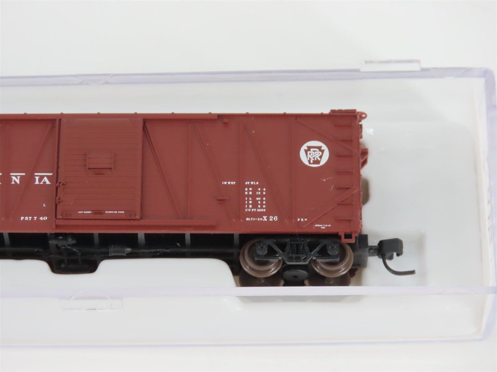 N Scale Atlas 41752 PRR Pennsylvania Railroad Single Door Box Car #44472