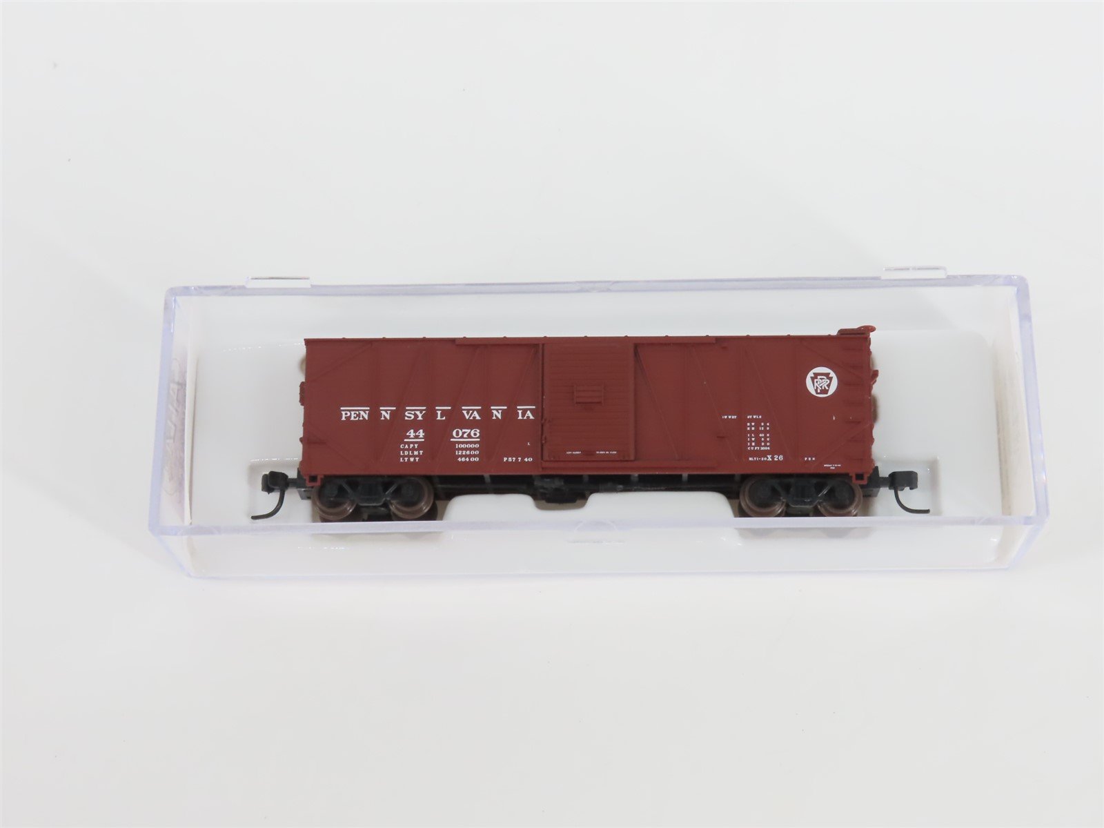 N Scale Atlas 41751 PRR Pennsylvania Railroad Single Door Box Car #44076