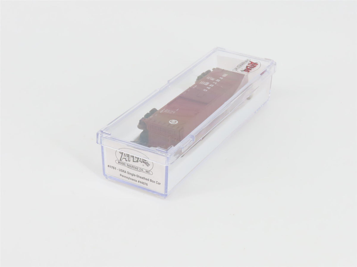N Scale Atlas 41751 PRR Pennsylvania Railroad Single Door Box Car #44076