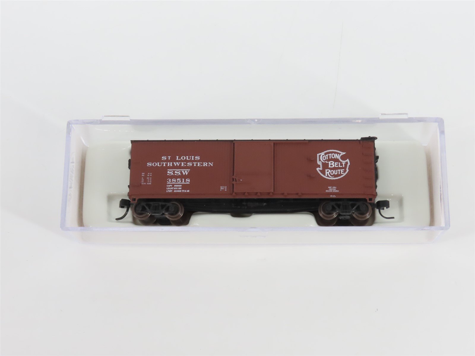 N Scale Atlas 45738 SSW Cotton Belt Route Single Door Box Car #38518