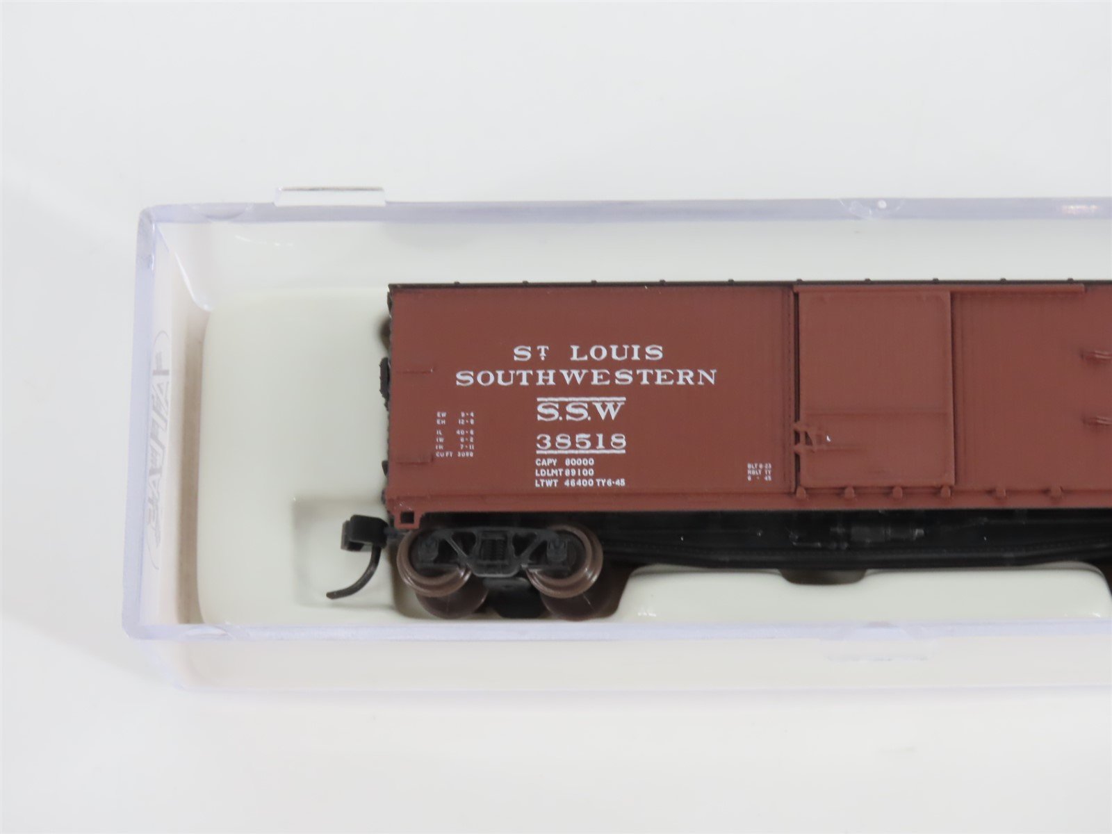 N Scale Atlas 45738 SSW Cotton Belt Route Single Door Box Car #38518