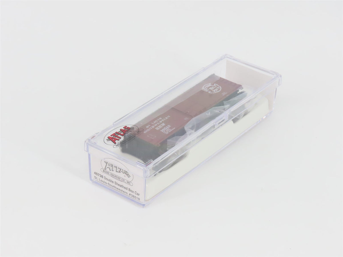 N Scale Atlas 45738 SSW Cotton Belt Route Single Door Box Car #38518