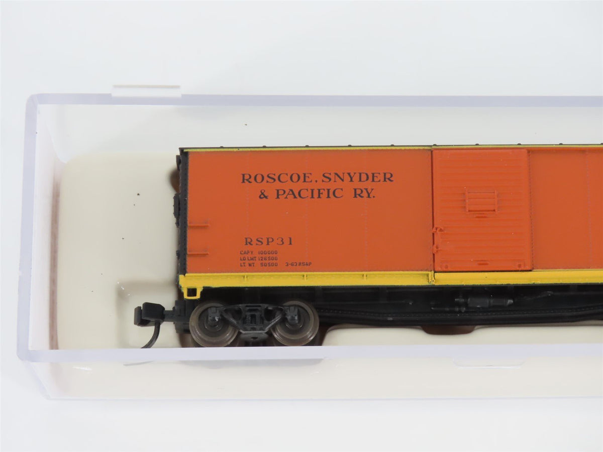 N Scale Atlas 45838 RSP Roscoe Snyder &amp; Pacific Single Door Steel Box Car #31