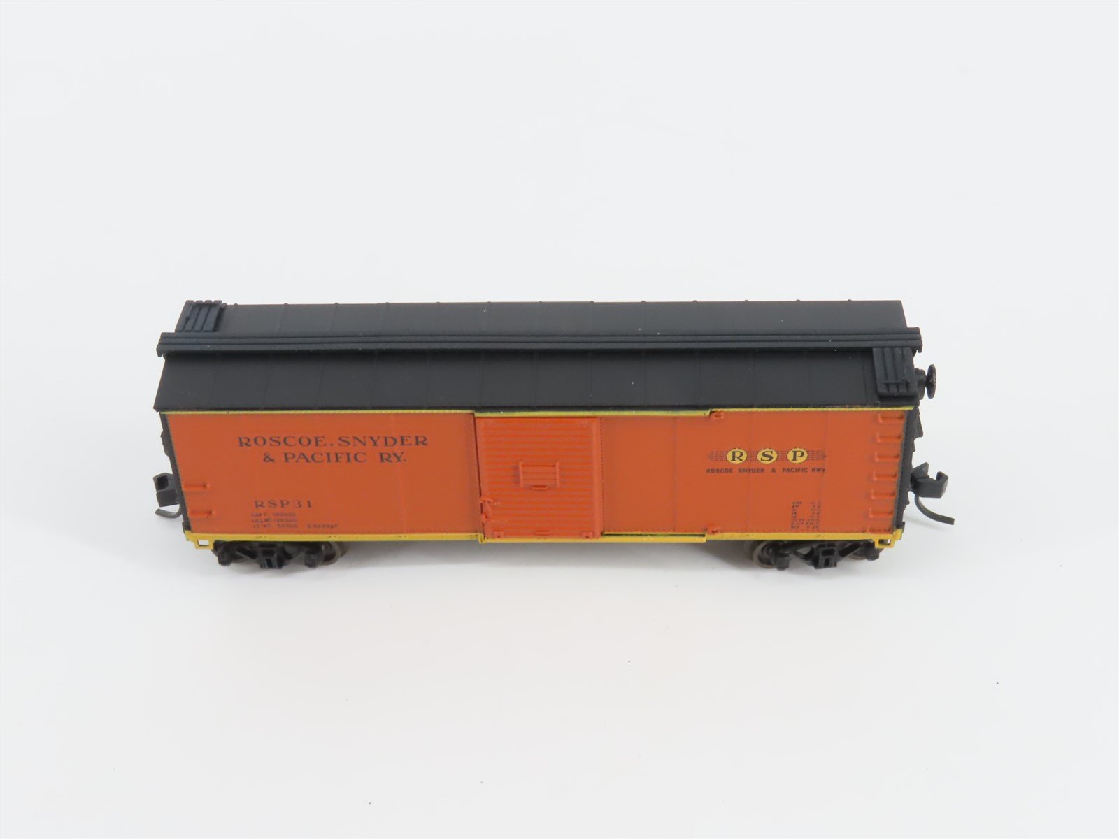 N Scale Atlas 45838 RSP Roscoe Snyder & Pacific Single Door Steel Box Car #31