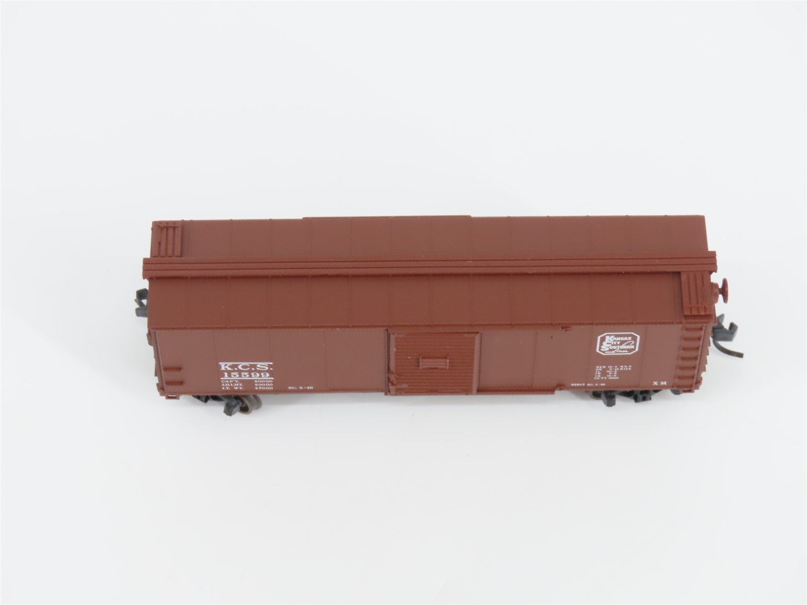 N Scale Atlas 45849 KCS Kansas City Southern Single Door Steel Box Car #15599