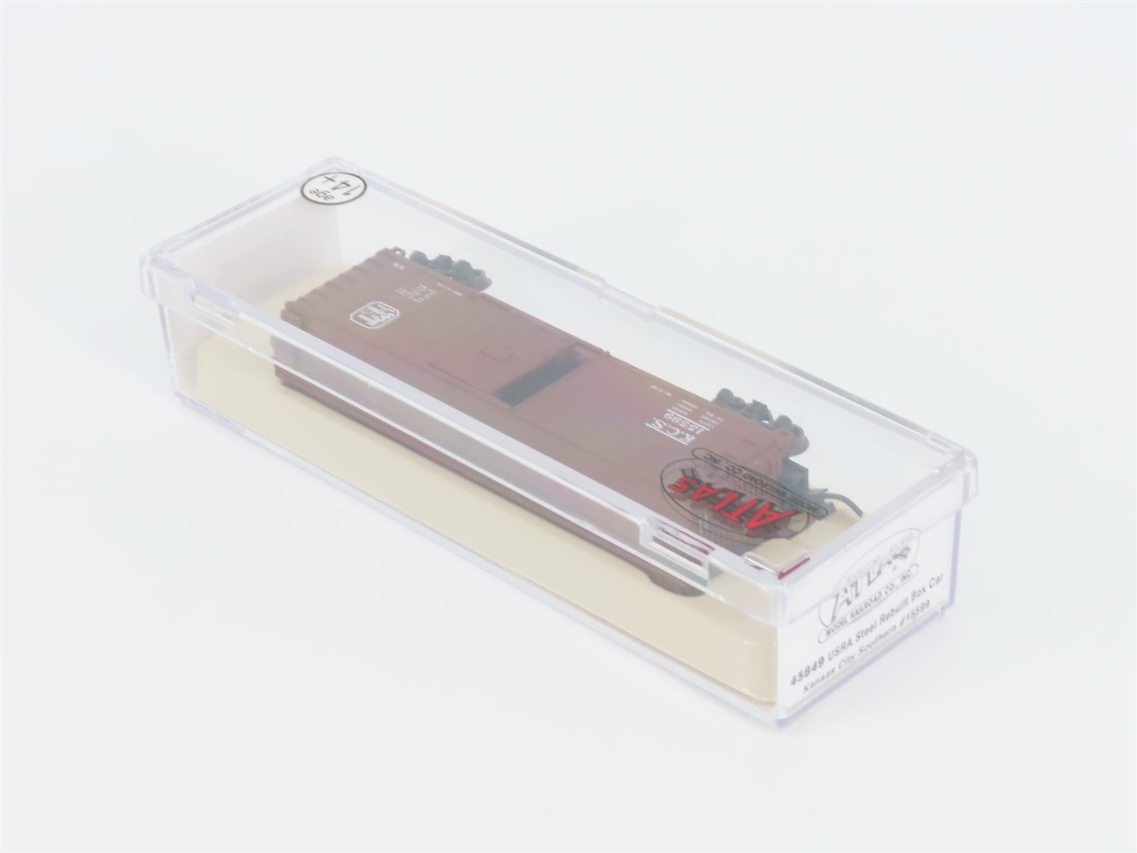 N Scale Atlas 45849 KCS Kansas City Southern Single Door Steel Box Car #15599