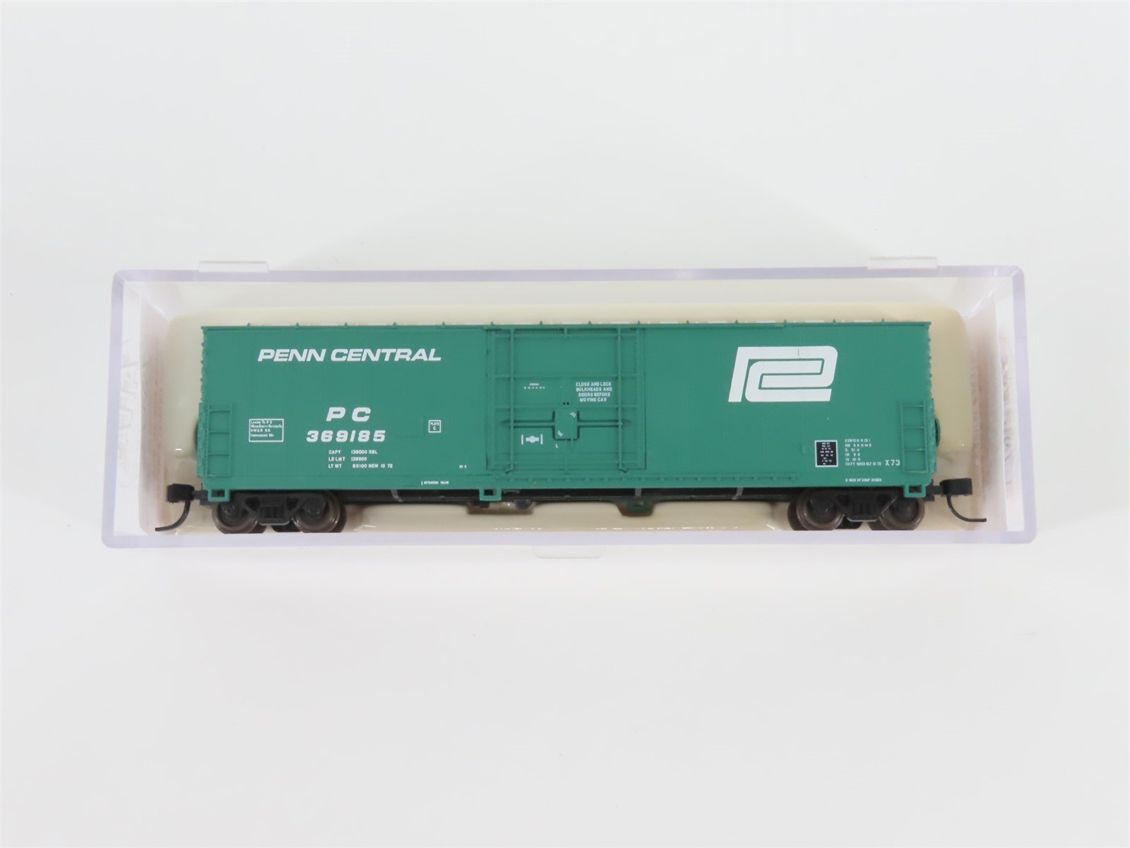 N Scale Atlas 30063 PC Penn Central FGE 50' Box Car #369185