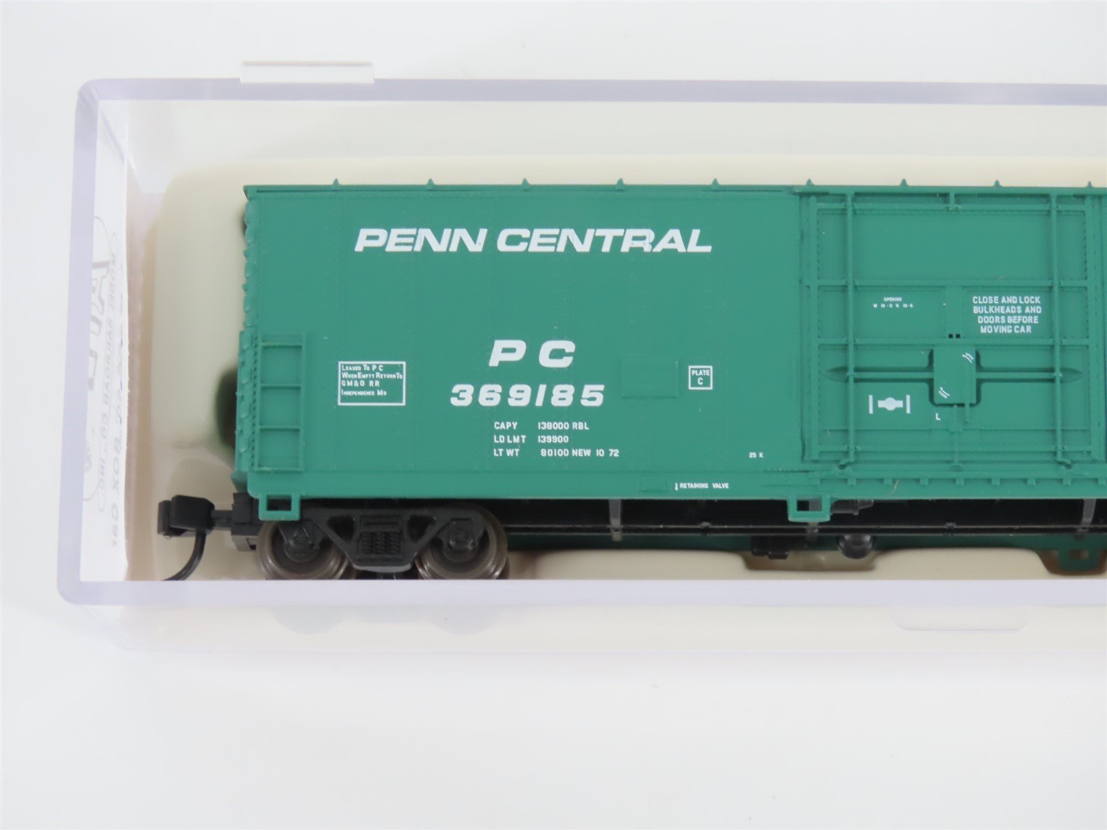 N Scale Atlas 30063 PC Penn Central FGE 50' Box Car #369185