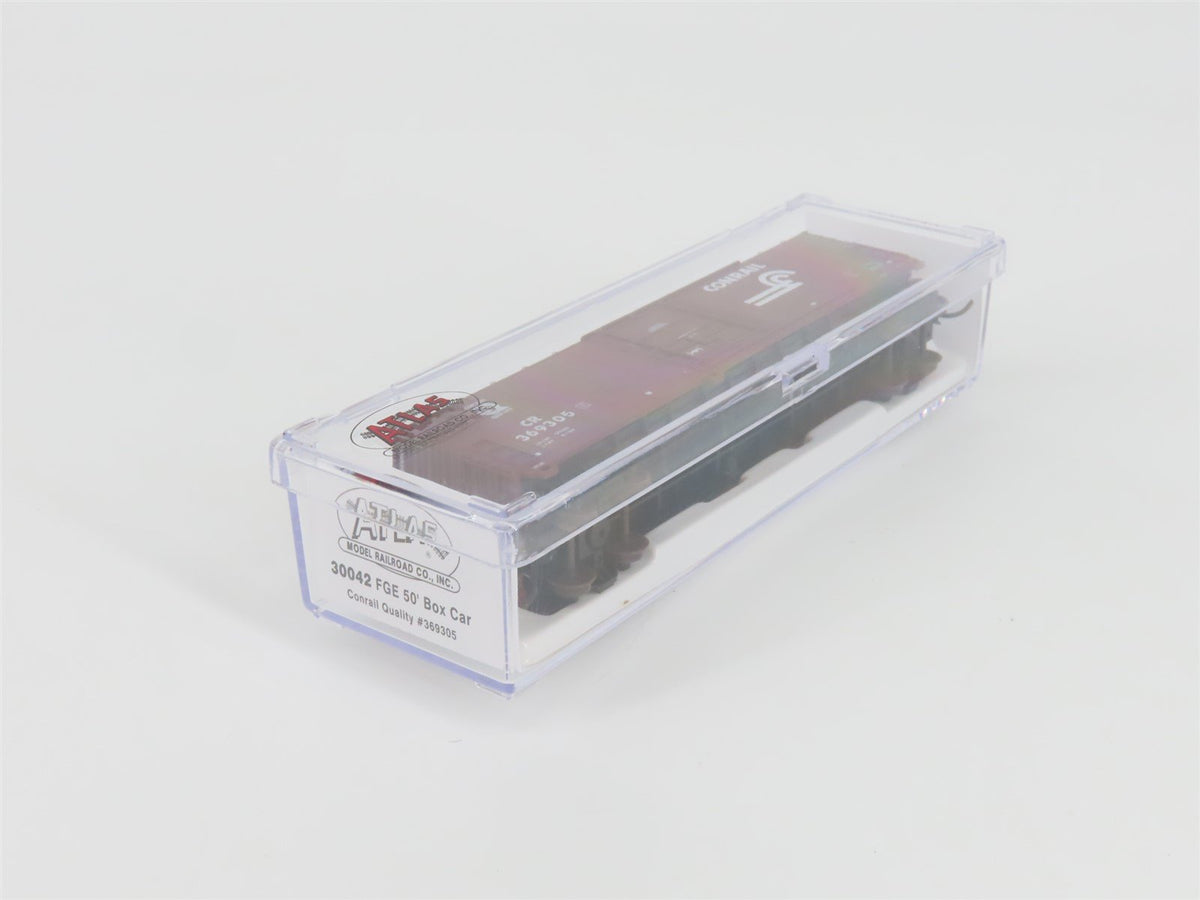 N Scale Atlas 30042 CR Conrail Quality 50&#39; FGE Box Car #369305