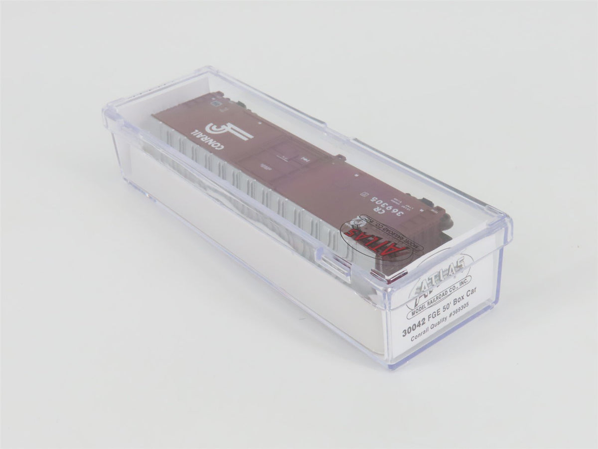 N Scale Atlas 30042 CR Conrail Quality 50&#39; FGE Box Car #369305