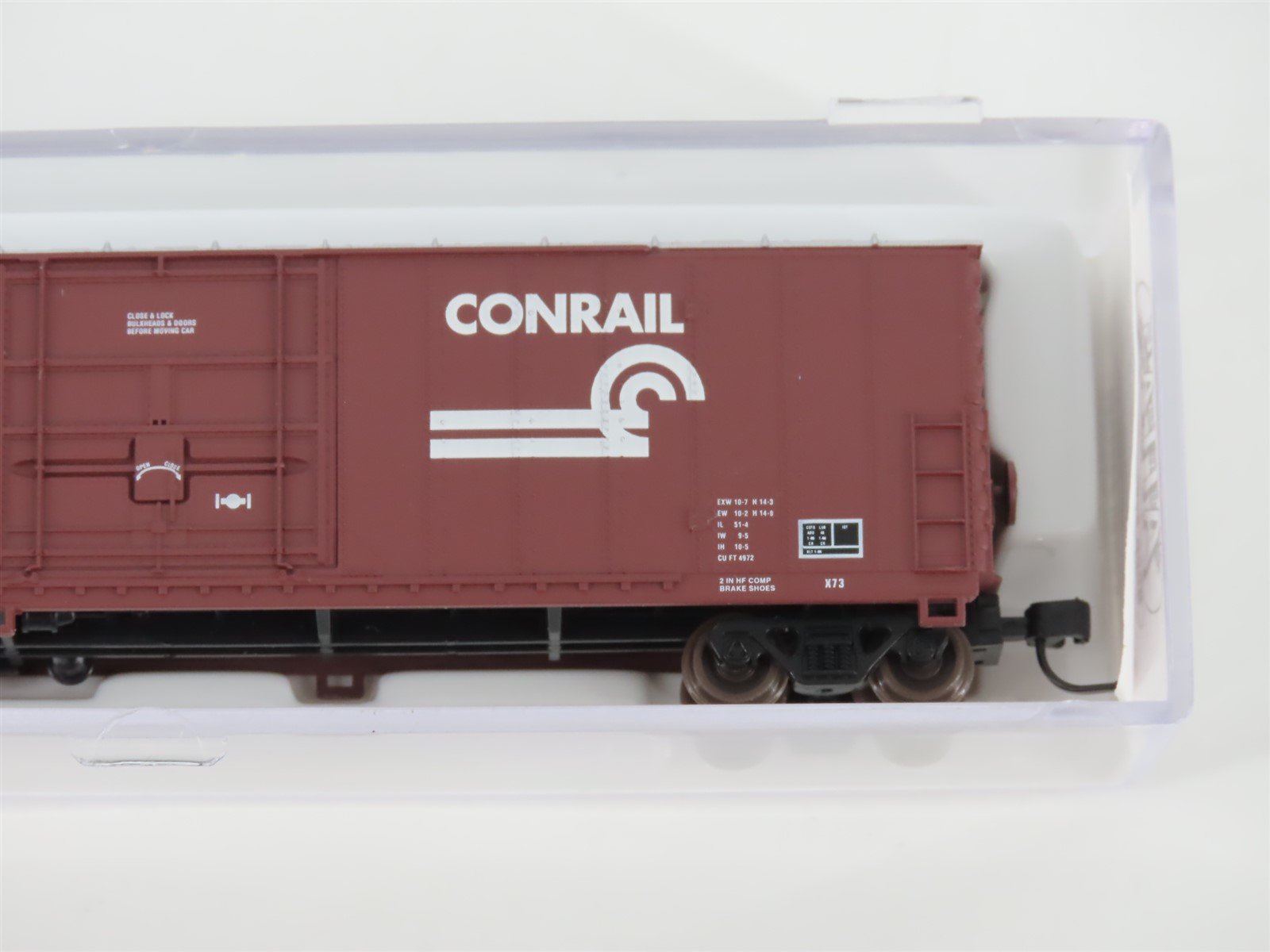 N Scale Atlas 33682 CR Conrail Railroad 50' FGE Box Car #369289