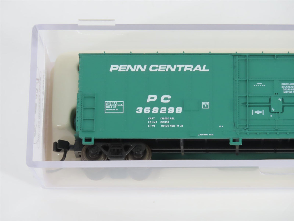 N Scale Atlas 30064 PC Penn Central Railroad 50&#39; FGE Box Car #369298