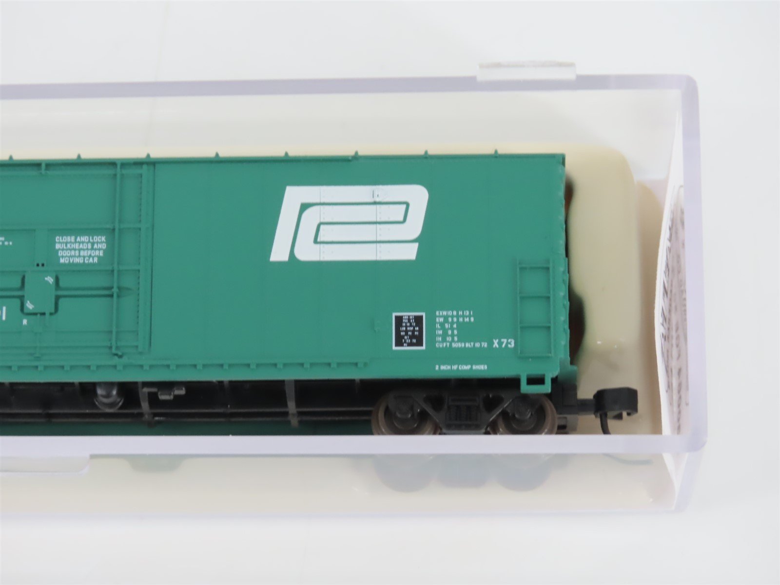 N Scale Atlas 30064 PC Penn Central Railroad 50' FGE Box Car #369298