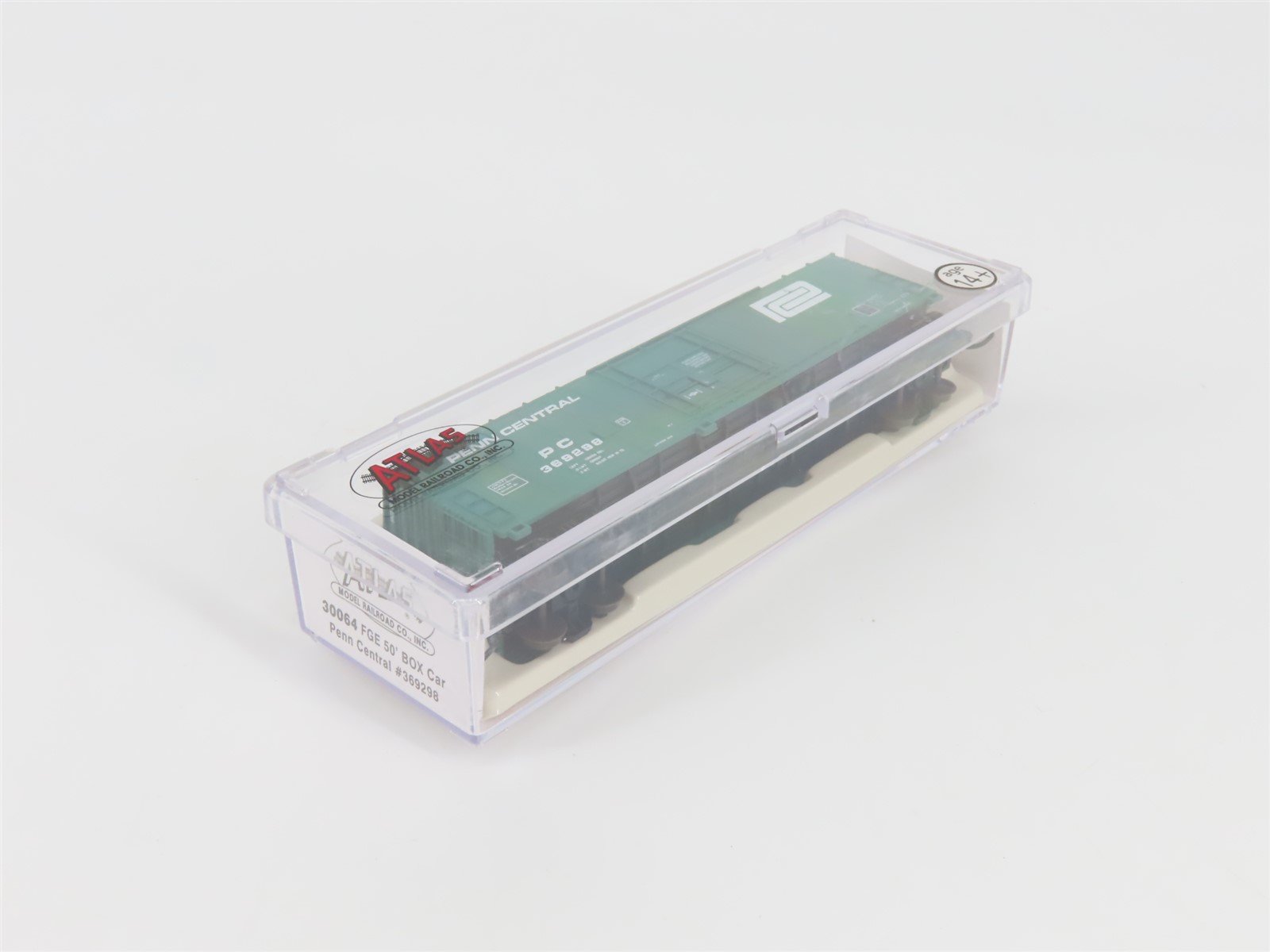 N Scale Atlas 30064 PC Penn Central Railroad 50' FGE Box Car #369298