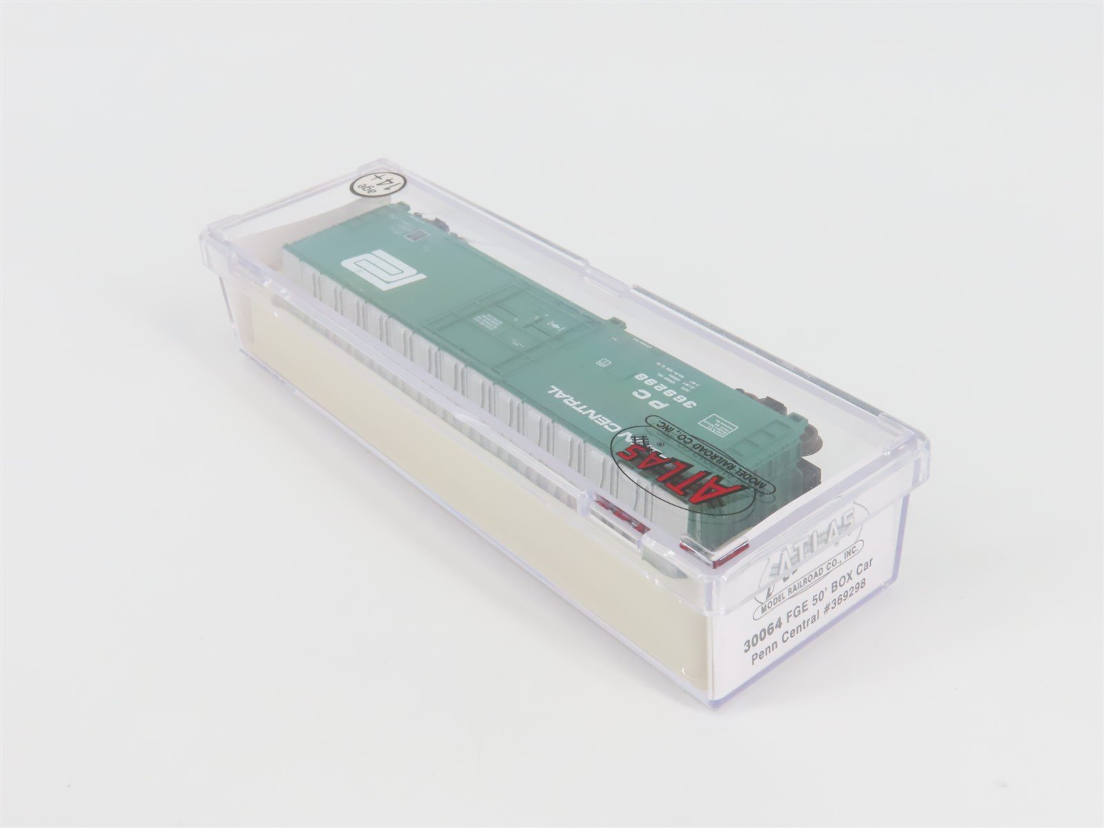N Scale Atlas 30064 PC Penn Central Railroad 50' FGE Box Car #369298