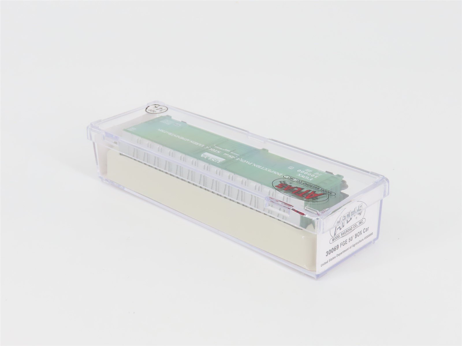 N Scale Atlas 30069 FGWX USDA Department of Agriculture 50' FGE Box Car #300000