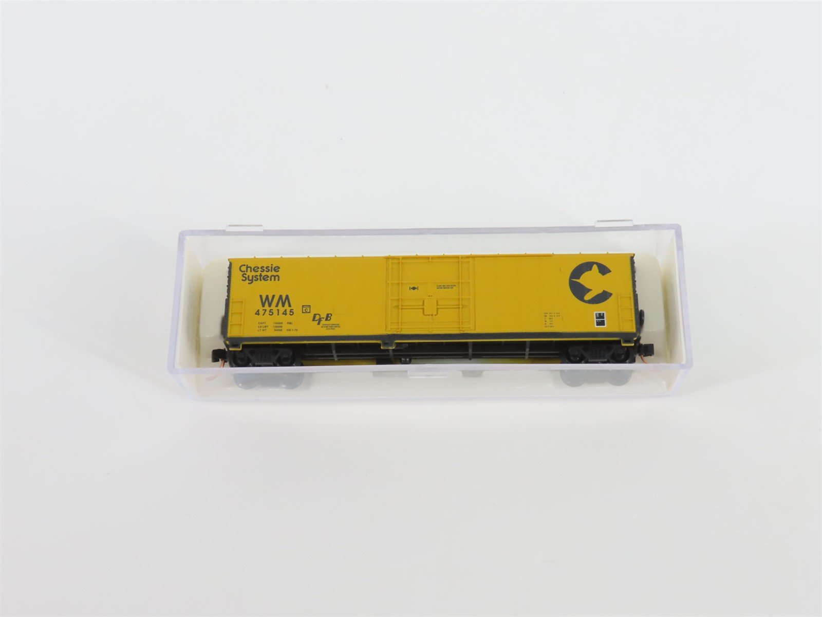 N Scale Atlas 33671 WM Chessie System 50' FGE Box Car #475145