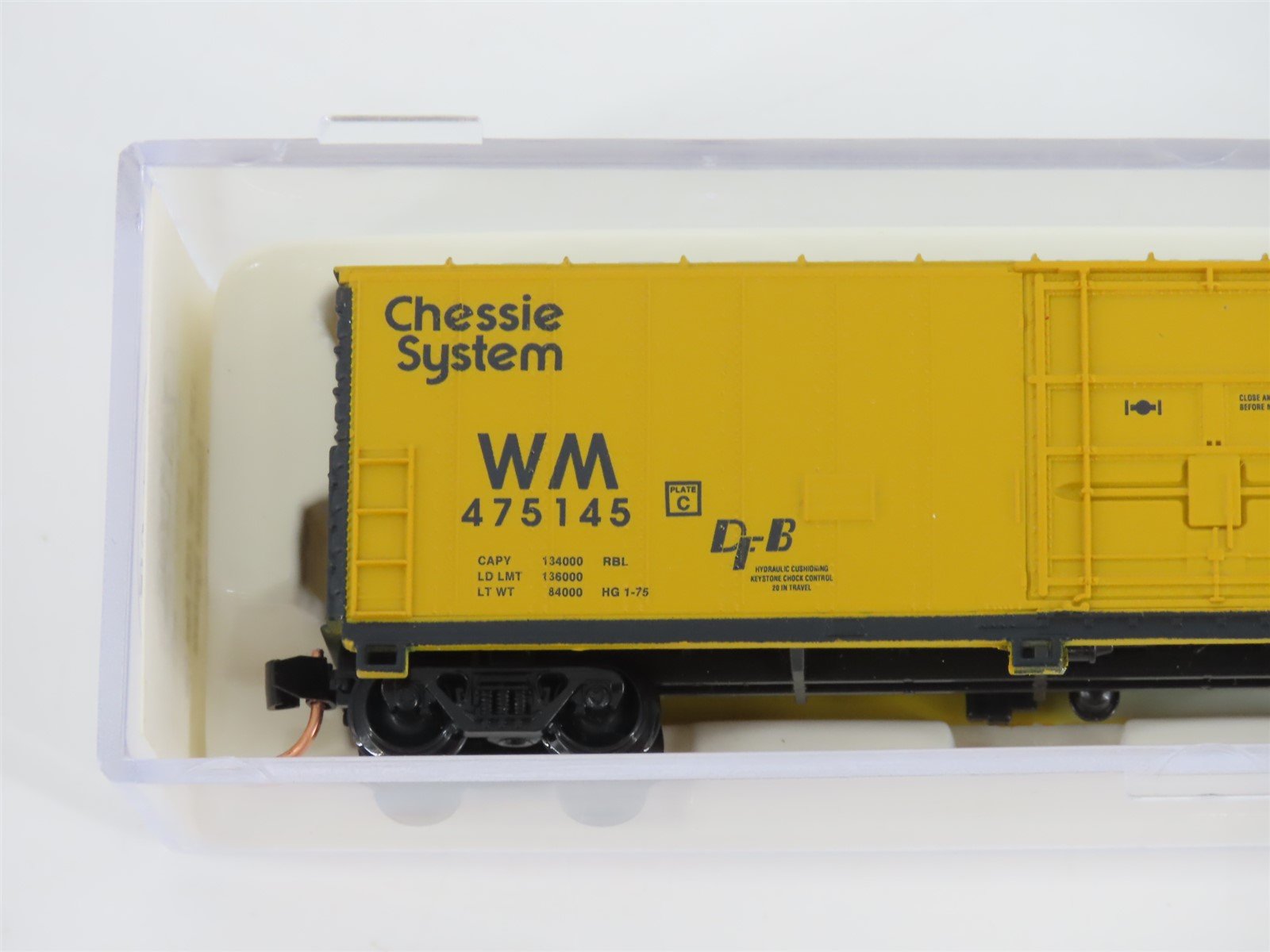 N Scale Atlas 33671 WM Chessie System 50' FGE Box Car #475145