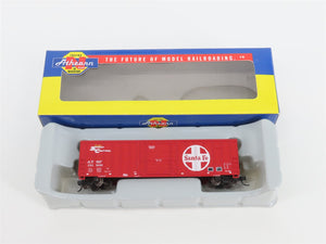 N Scale Athearn 11409 ATSF Santa Fe Railroad 50' Plug Door Box Car #151908
