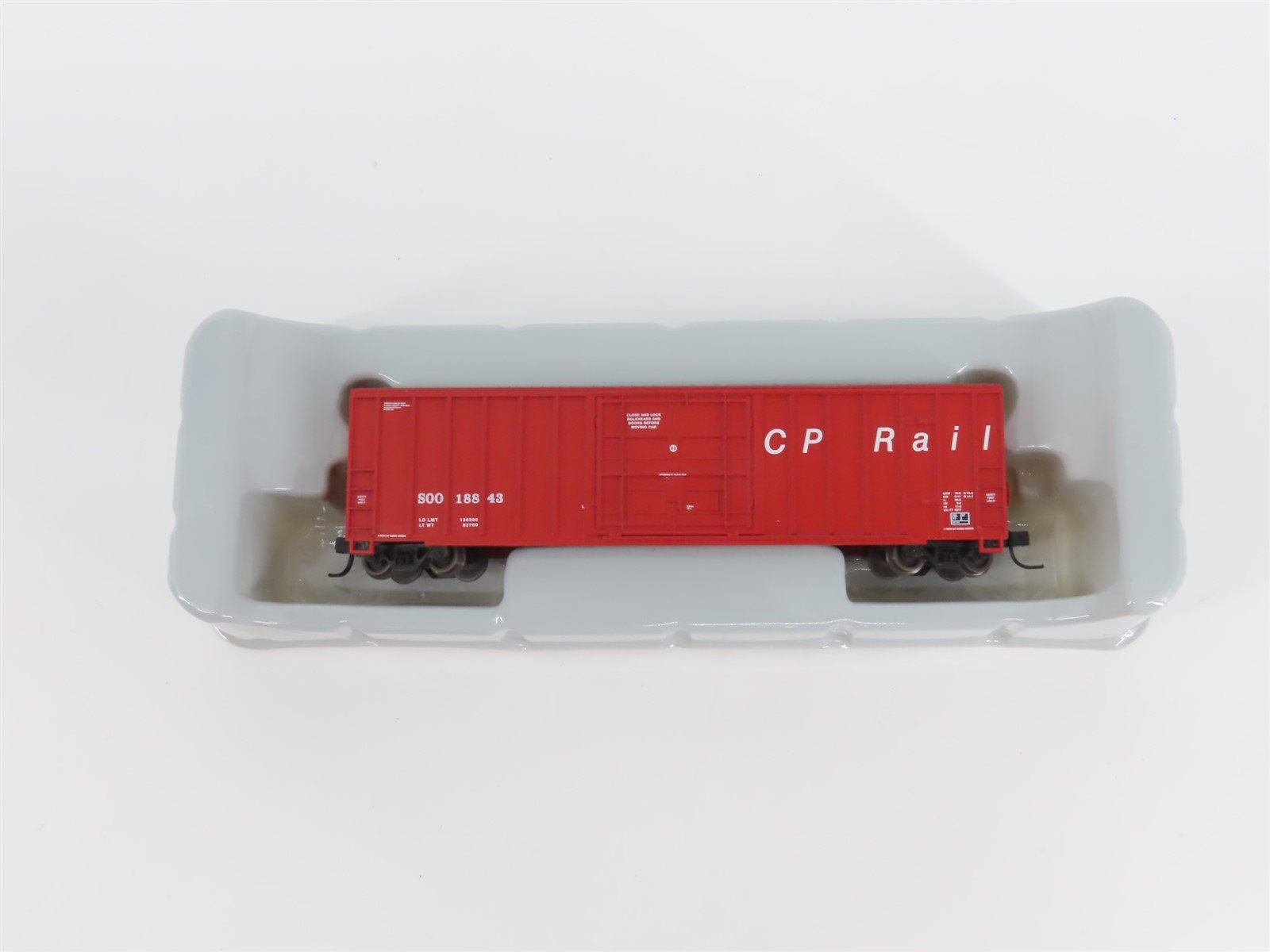 N Scale Athearn 11403 SOO CP Rail 50' FMC Plug Door Box Car #18843
