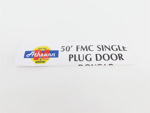 N Scale Athearn 11403 SOO CP Rail 50' FMC Plug Door Box Car #18843