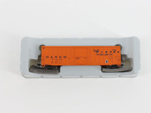 N Scale Athearn 11405 D&RGW Rio Grande 50' FMC Plug Door Box Car #61549