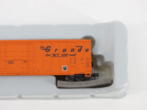 N Scale Athearn 11405 D&RGW Rio Grande 50' FMC Plug Door Box Car #61549