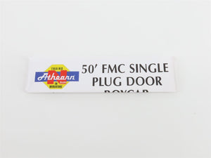 N Scale Athearn 11405 D&RGW Rio Grande 50' FMC Plug Door Box Car #61549