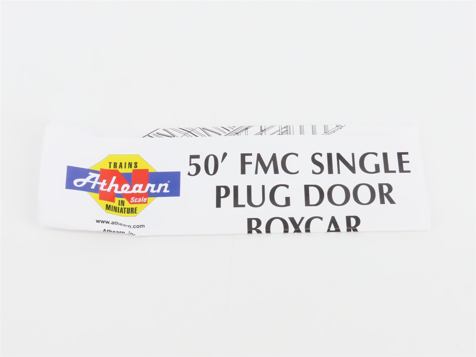 N Scale Athearn 11406 D&RGW Rio Grande 50' FMC Plug Door Box Car #61732